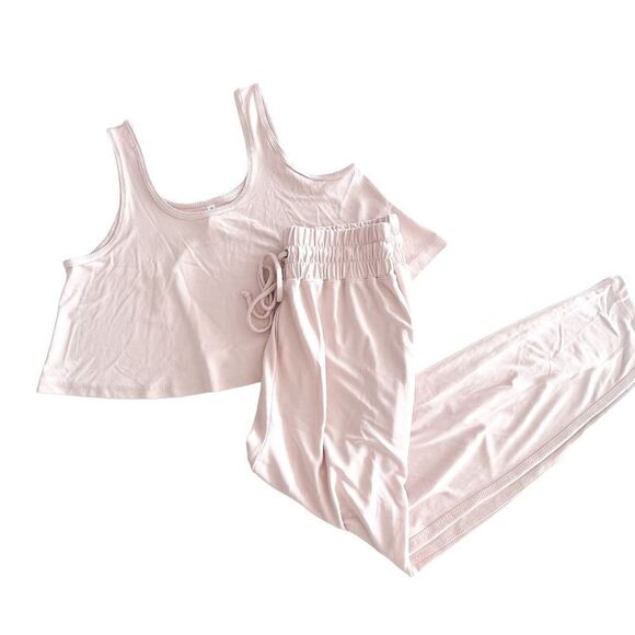 Fabletics Blaine Harem Pants & Sleek Knit Cropped Swing Tank Women's S NWT - Picture 1 of 16